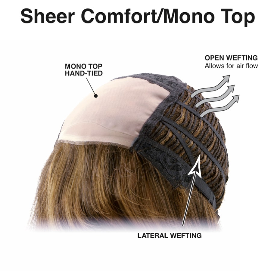 sheer comfort mono top