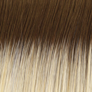 Golden Blonde Highlighted Platinum Rooted Light Golden Brown